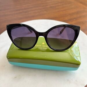 Kate Spade Black Cat-Eye Sunglasses